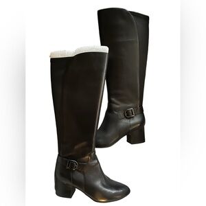 Anne Klein Honesty Black Knee-High Boots – New